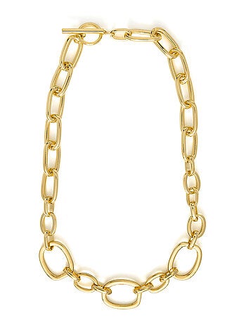 Collier Luxenter plaqué or jaune 18 carats - Danli