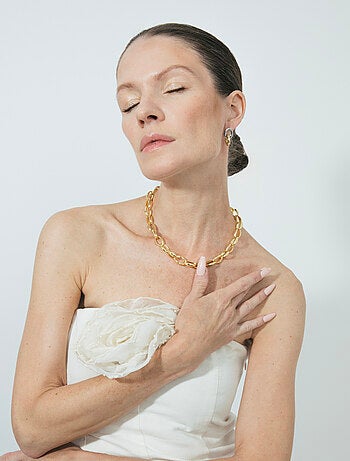 Collier Luxenter plaqué or jaune 18 carats - Hande