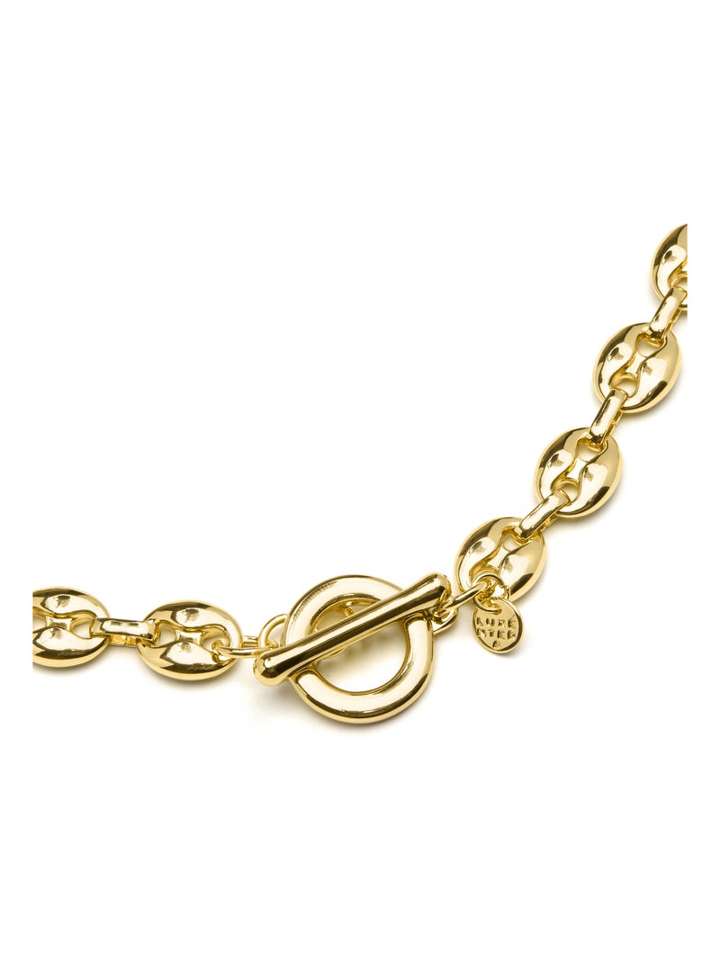 Collier Luxenter plaqué or jaune 18 carats - Midyu Doré - Kiabi