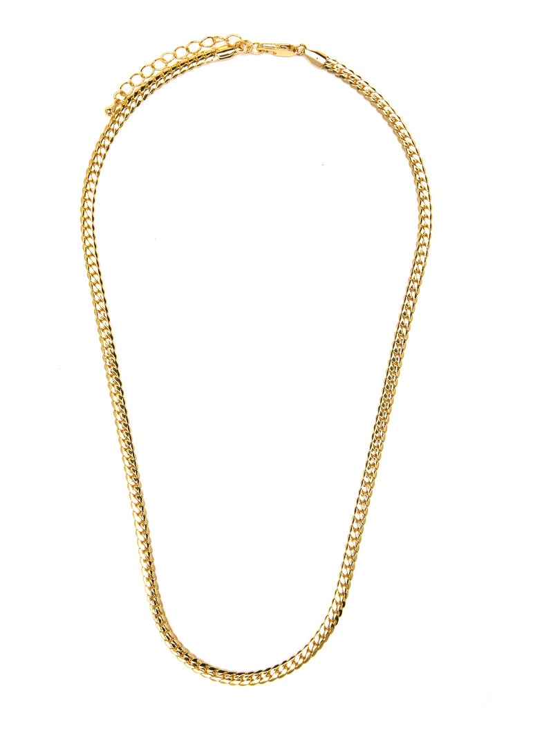 Collier Luxenter plaqué or jaune 18 carats - Nanja Doré - Kiabi