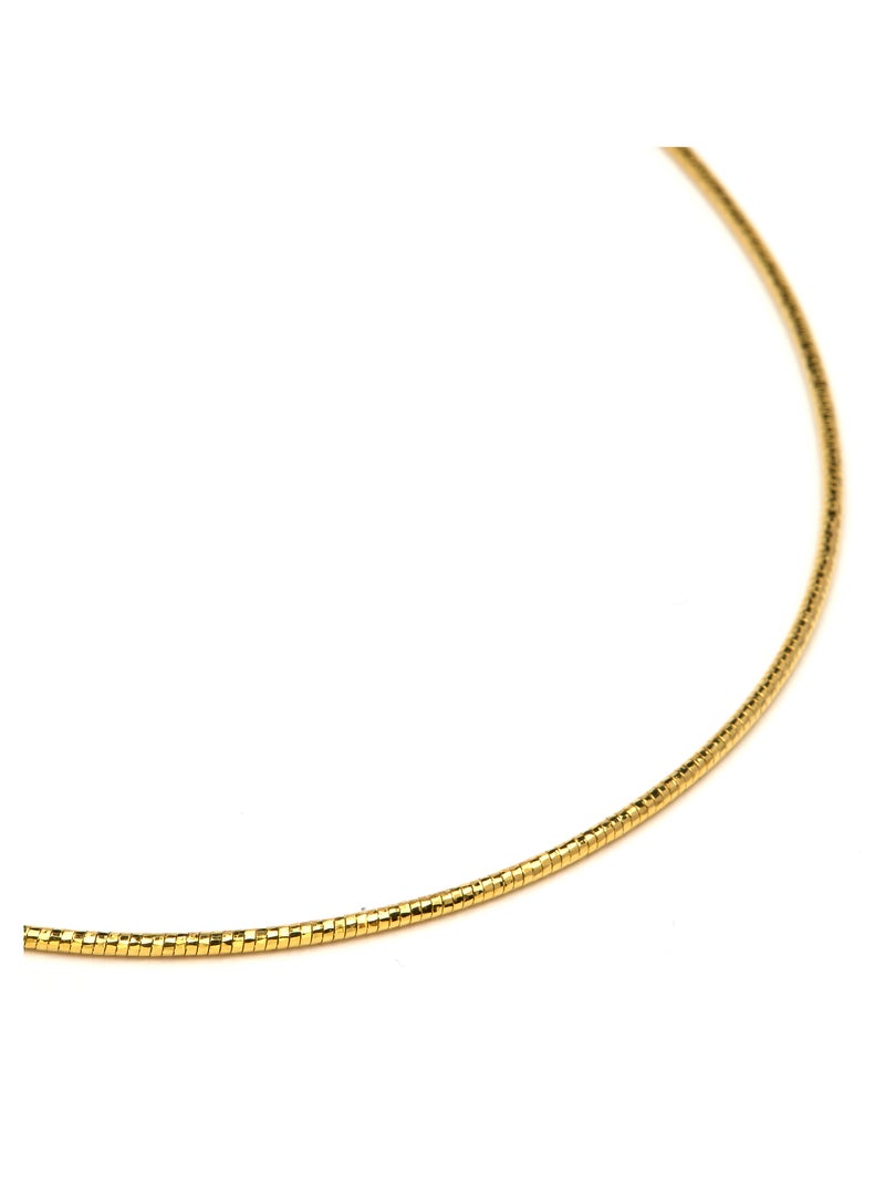 Collier Luxenter plaqué or jaune 18 carats - Nui Doré - Kiabi