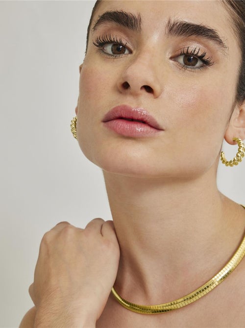 Collier Luxenter plaqué or jaune 18 carats - Vaszu - Kiabi