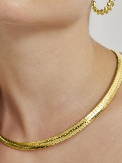 Collier Luxenter plaqué or jaune 18 carats - Vaszu - Kiabi