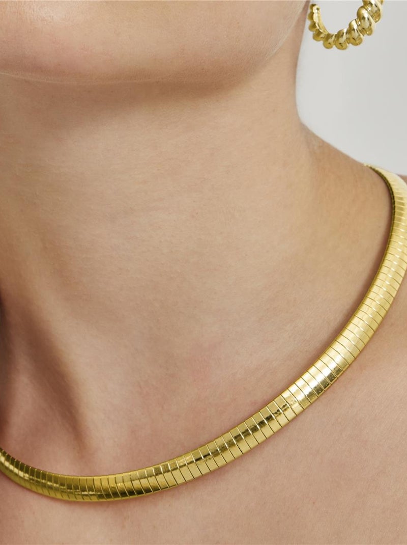 Collier Luxenter plaqué or jaune 18 carats - Vaszu Doré - Kiabi