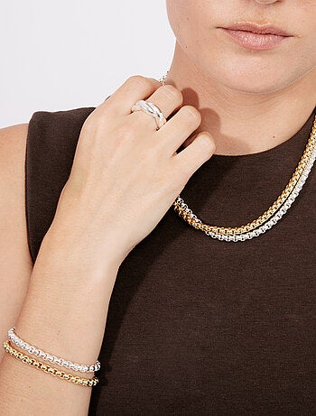 Collier Luxenter plaqué or jaune 18 carats - Zugiro