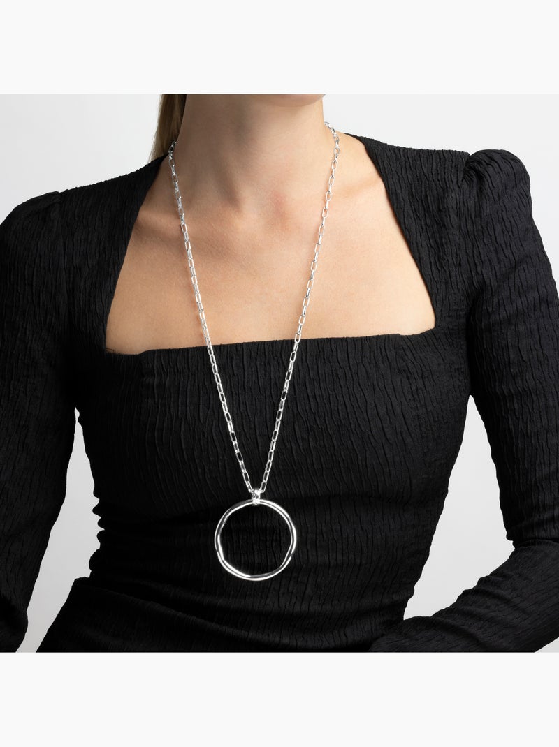 Collier Luxenter plaqué rhodium - Laksy Gris - Kiabi