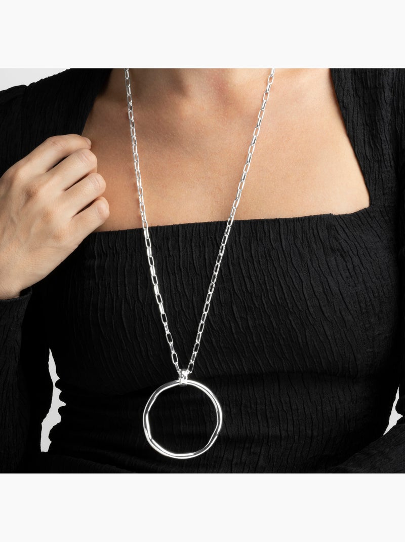 Collier Luxenter plaqué rhodium - Laksy Gris - Kiabi