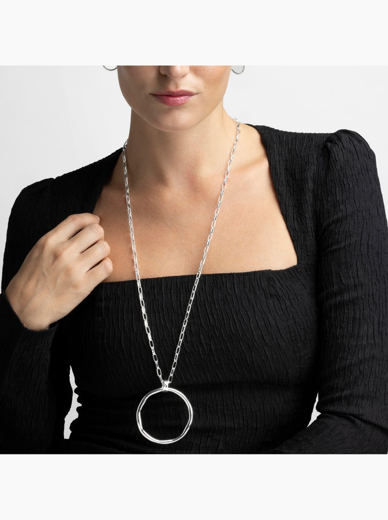 Collier Luxenter plaqué rhodium - Laksy Gris - Kiabi