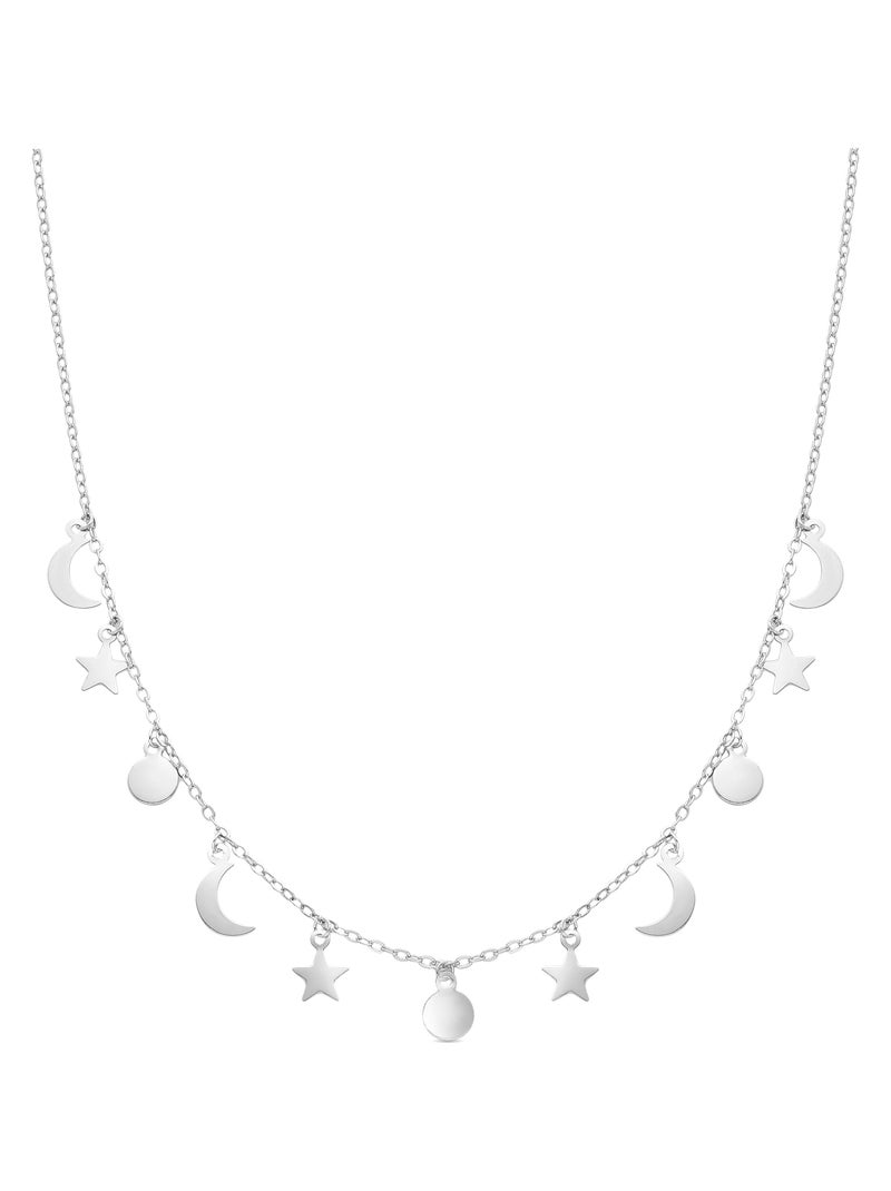 Collier Luxenter Rasay finition rhodium Argent - Kiabi