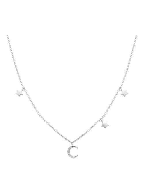 Collier Luxenter Resal rhodié - Kiabi
