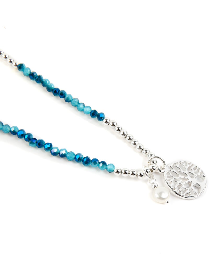 Collier Luxenter rhodié - Keum Gris - Kiabi