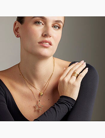 Collier Luxenter Sanem finition or jaune 18k