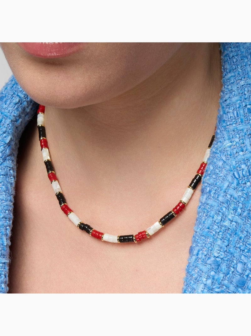 Collier Luxenter Siraba Argent 925 Rouge - Kiabi