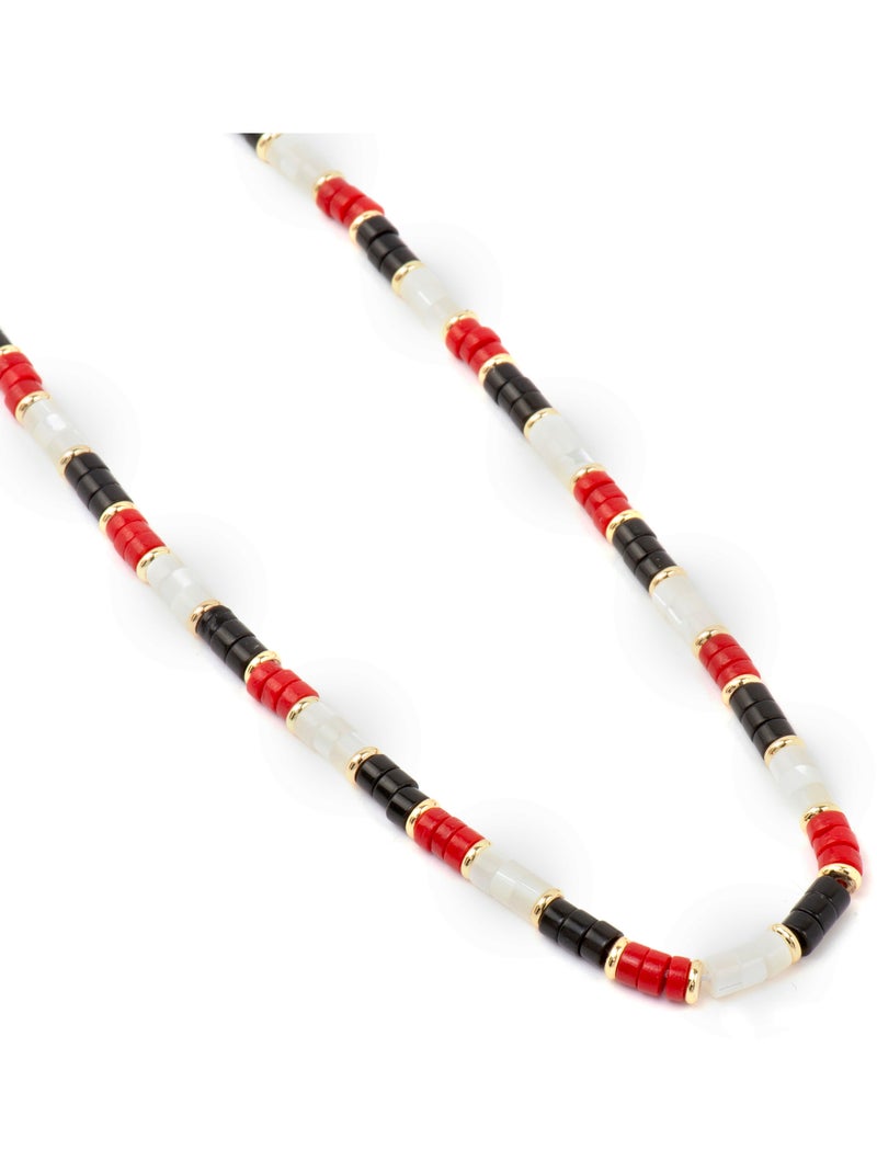 Collier Luxenter Siraba Argent 925 Rouge - Kiabi