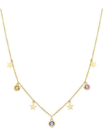 Collier Luxenter Sunah et plaqué or 18k