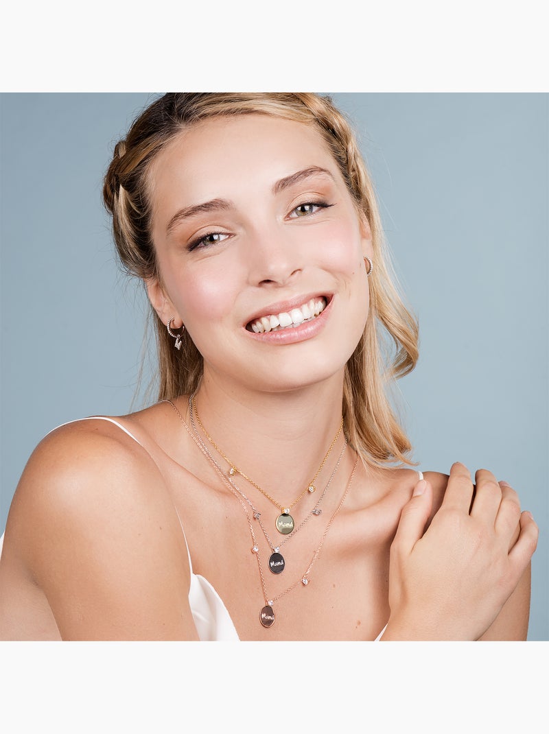 Collier Luxenter waeni en argent sterling Argenté - Kiabi