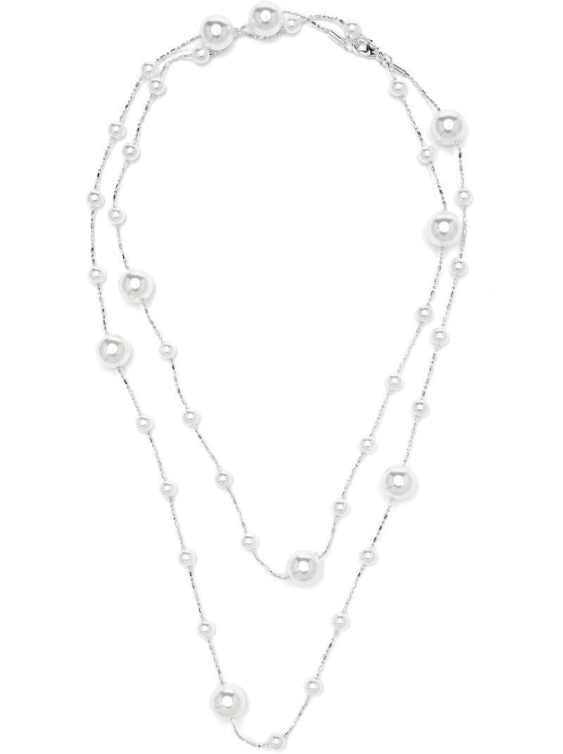 Collier Luxenter Xyaz en argent Blanc - Kiabi