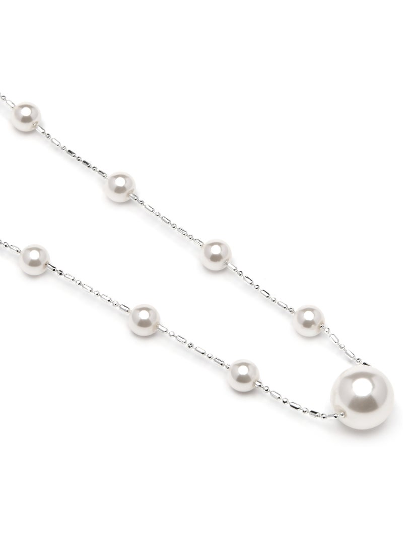 Collier Luxenter Xyaz en argent Blanc - Kiabi