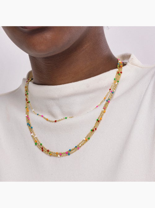Collier Luxenter Yao et plaqué or 18k - Kiabi