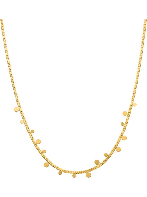 Collier Luxenter Zamel finition or jaune 18k - Kiabi Collier Luxenter Zamel finition or jaune 18k - Kiabi