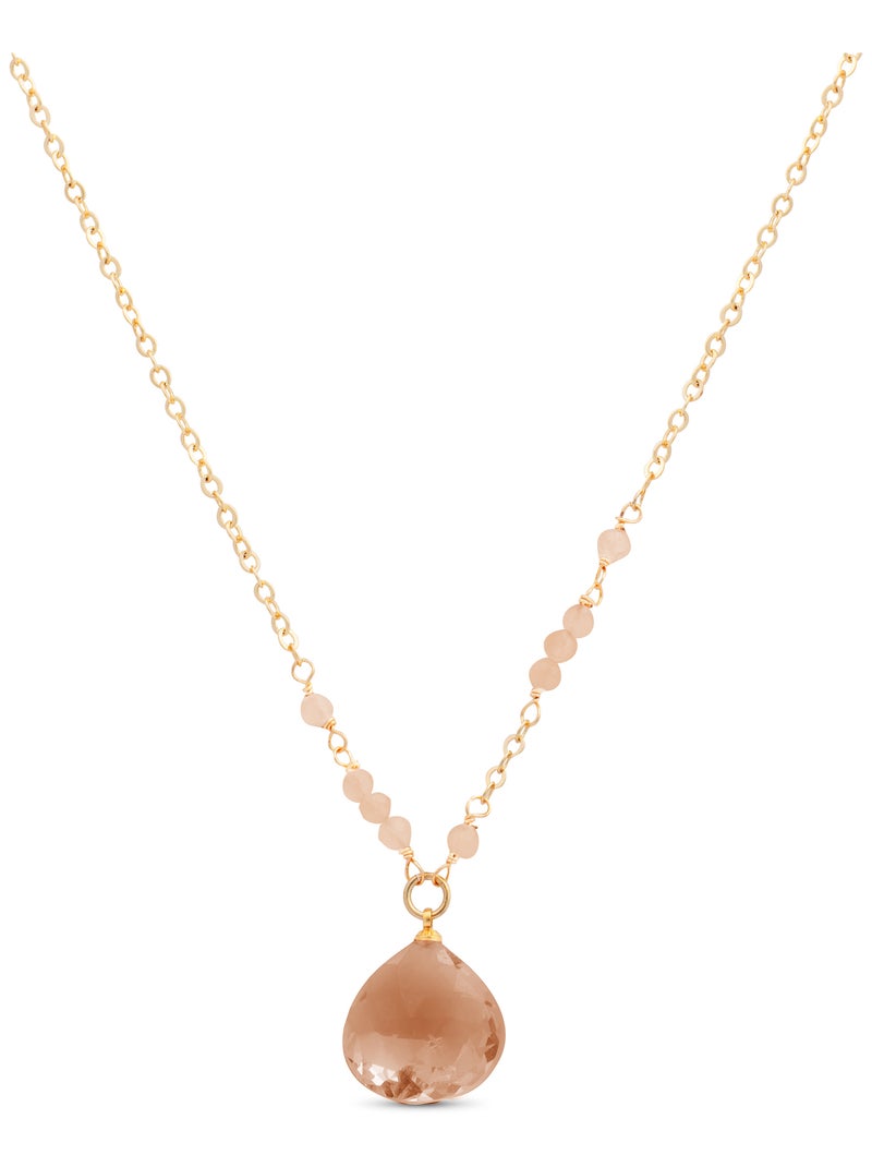 Collier Luxenter Zoqoyi en or jaune 18 carats Marron - Kiabi