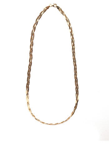 Collier maille entrelacée