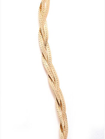 Collier maille entrelacée