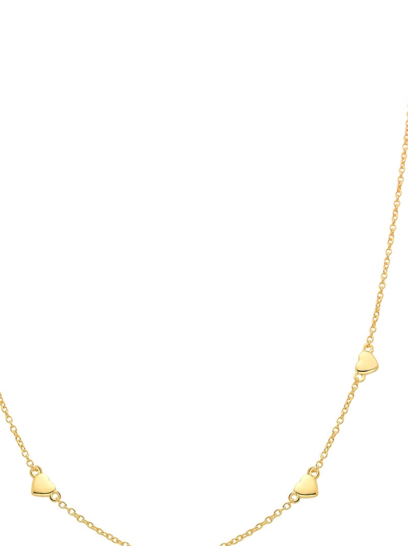 Collier Moham, finition en or jaune 18 carats Multicolore - Kiabi