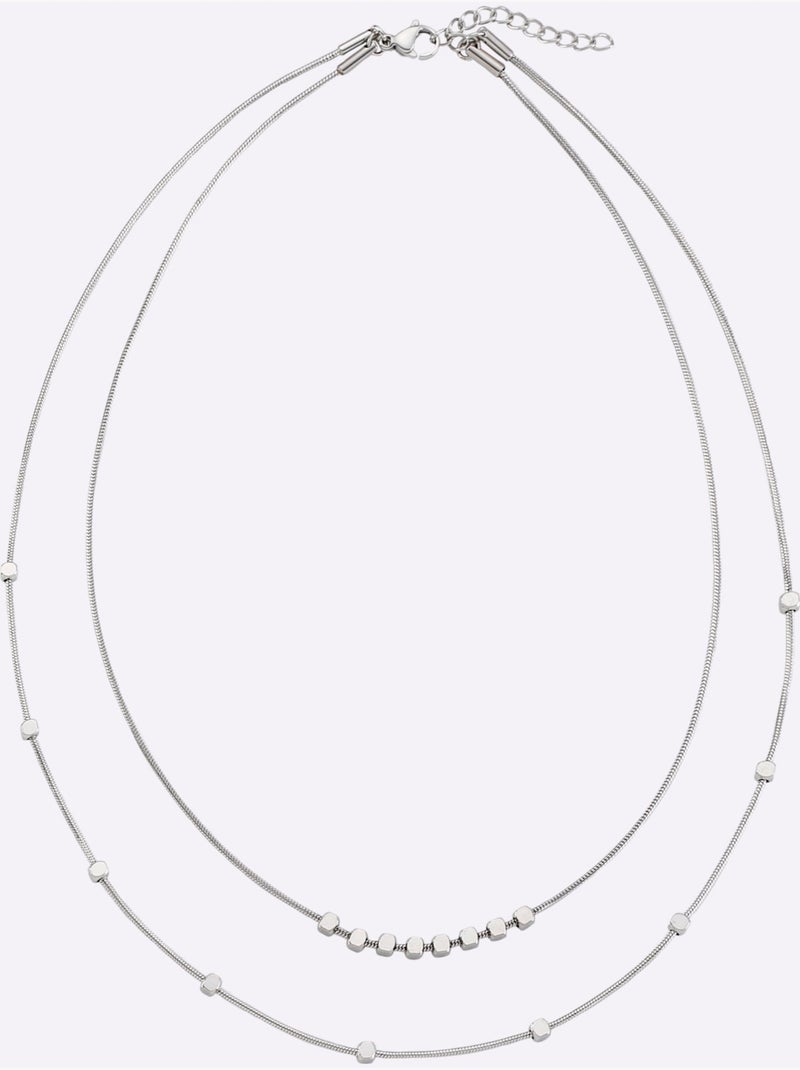 Collier Motif Filigrane - Taille Standard - helline Argent - Kiabi