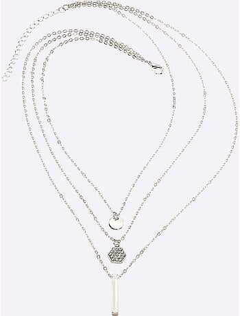 Collier motif tendance - taille standard - helline