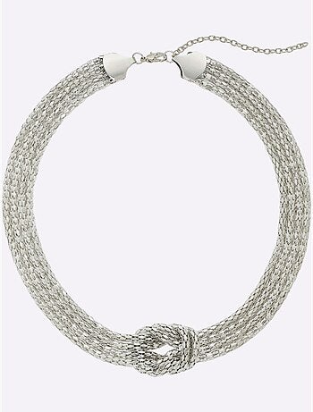Collier nœud décoratif tendance - taille standard - helline