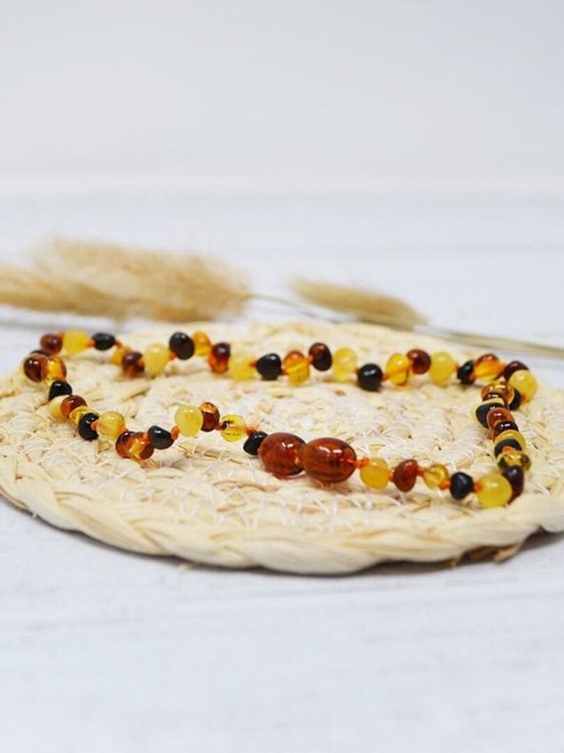 Collier Pour Bébé Ambre, Multicolore Multicolore - Kiabi