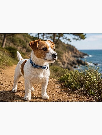 Collier pour chien avec doublure néoprène