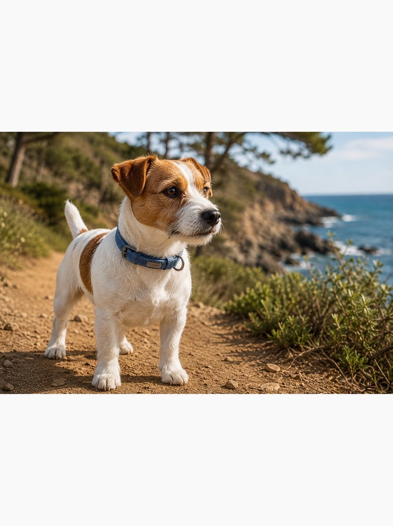 Collier pour chien avec doublure néoprène Bleu - Kiabi