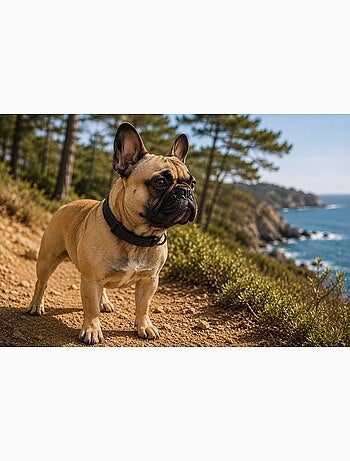 Collier pour chien avec doublure néoprène