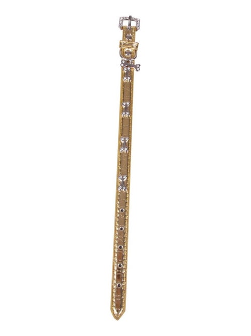 Collier pour chien brillant avec motifs d'os grande taille - Kiabi