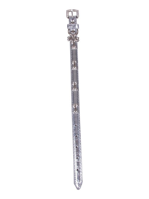 Collier pour chien brillant avec strass et motifs os petite taille - Kiabi