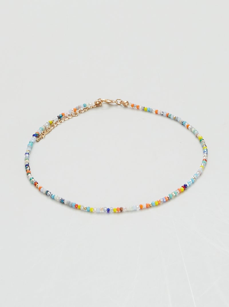 Collier ras de cou multicolore - Kiabi