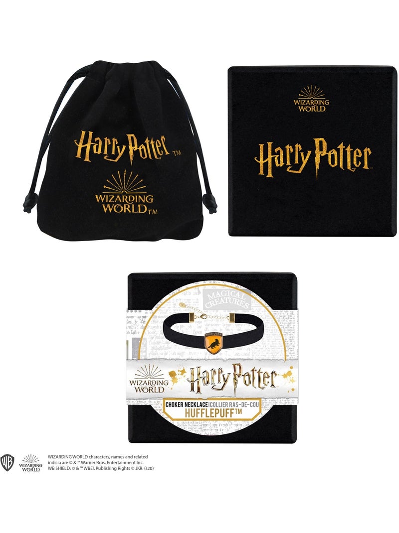 Collier ras de cou Poufsouffle - Harry Potter Noir - Kiabi