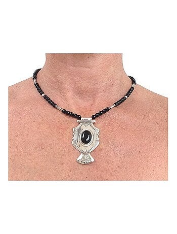 Collier touareg amphore en argent