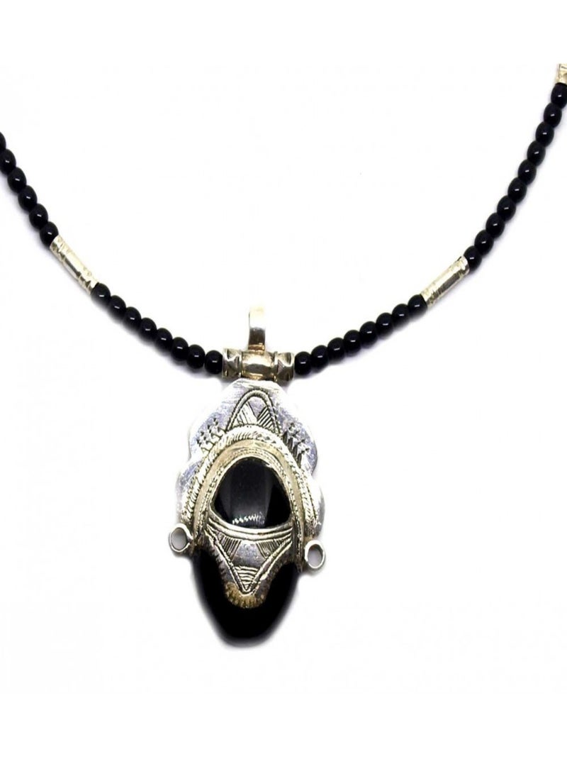 Collier touareg déesse tradition berbère Gris - Kiabi