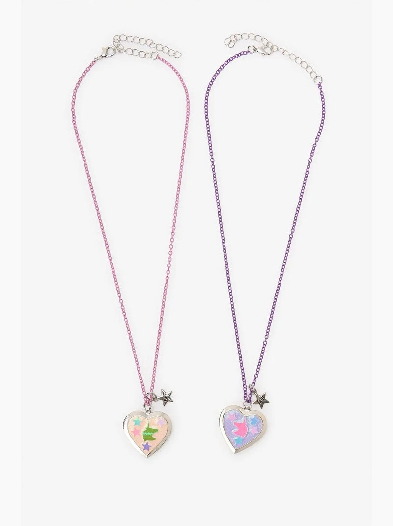 Collier unicorn bff pour fille penti Rose - Kiabi