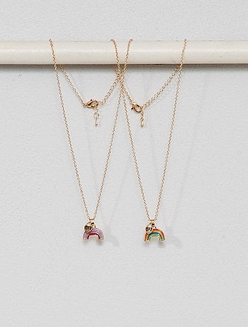 Colliers 'Arc-en-ciel'