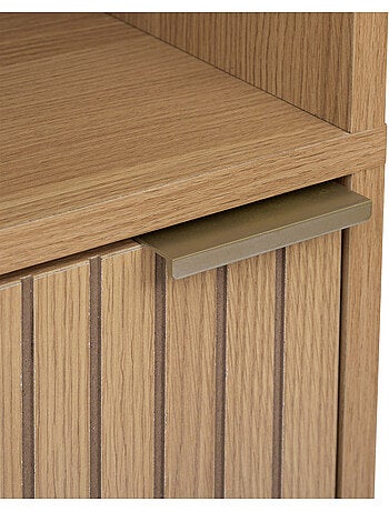 Colonne 1 porte bois rainuré TASSO
