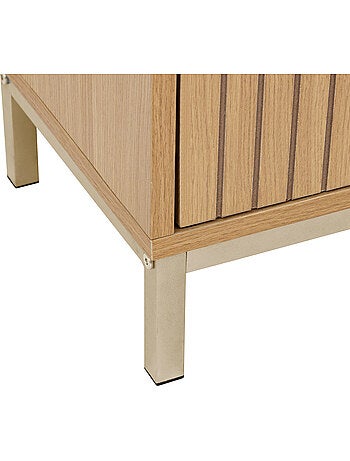 Colonne 1 porte bois rainuré TASSO