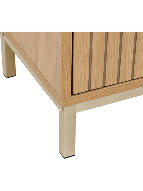 Colonne 1 porte bois rainuré TASSO - Kiabi Colonne 1 porte bois rainuré TASSO - Kiabi
