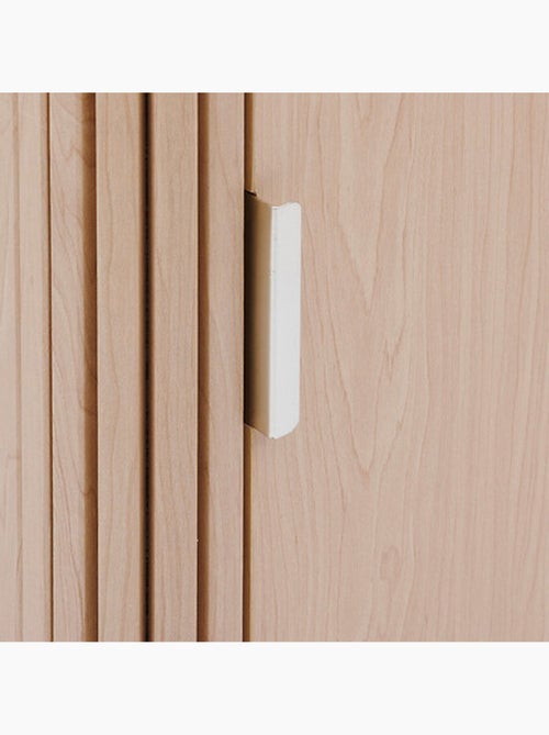 Colonne 1 porte et 2 niches effet bois clair LIORA - Beige - Kiabi