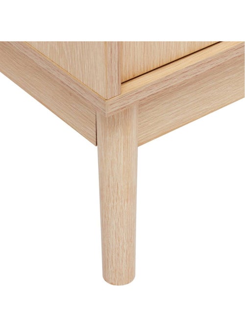 Colonne 2 portes effet bois naturel ABANA - Beige - Kiabi