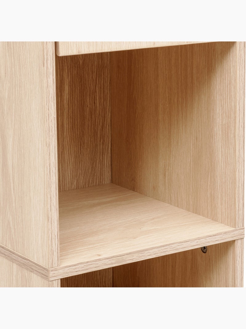 Colonne 2 portes en bois ABANA Beige - Kiabi