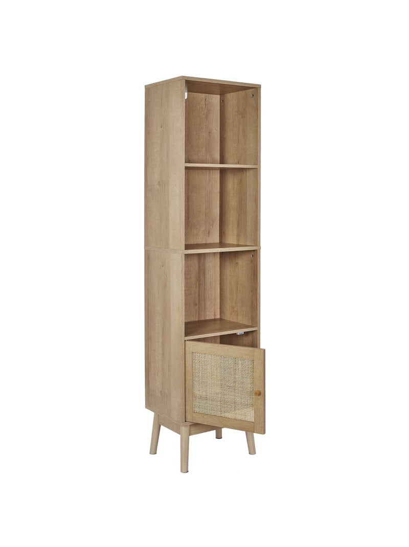 Colonne de rangement Bali en cannage -  Marron Marron - Kiabi